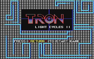 Tron - Light Cycles II Title Screen